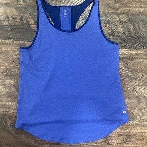 Medium blue athletic tank top!